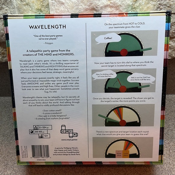 Wavelength A telepathic Party Game from the creators of The Mind & Monikers NEW! - Picture 7 of 10